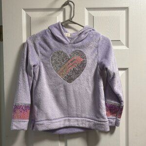 Btween Very Soft/Fuzzy Light Purple Hoodie (Youth 10/12)